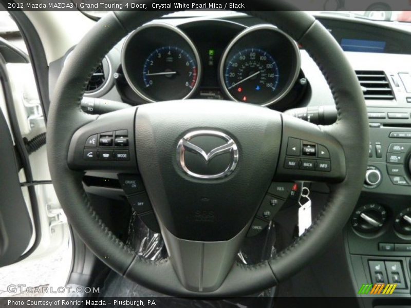  2012 MAZDA3 i Grand Touring 4 Door Steering Wheel
