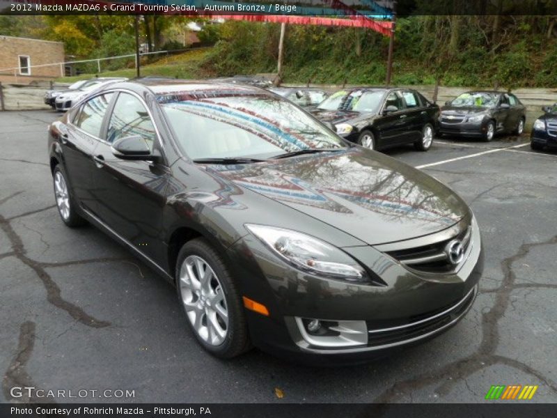 Autumn Bronze / Beige 2012 Mazda MAZDA6 s Grand Touring Sedan