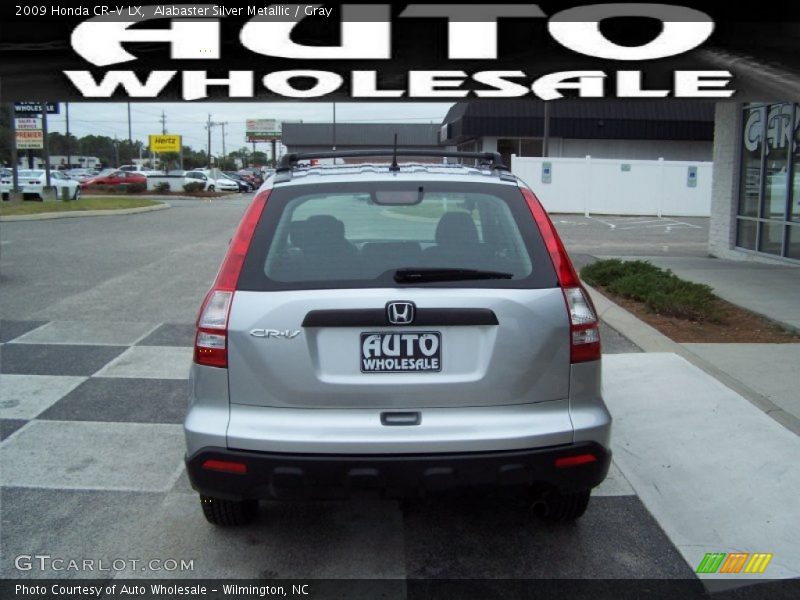 Alabaster Silver Metallic / Gray 2009 Honda CR-V LX