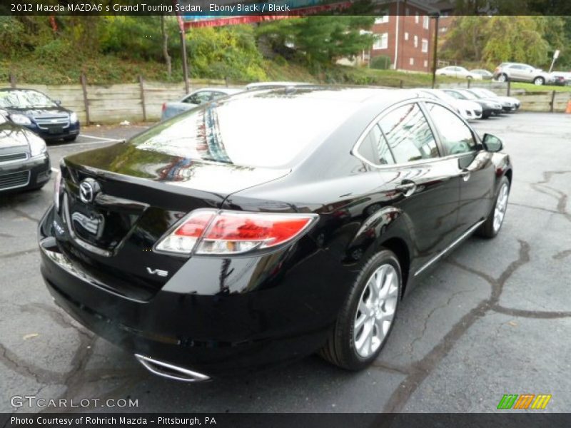 Ebony Black / Black 2012 Mazda MAZDA6 s Grand Touring Sedan