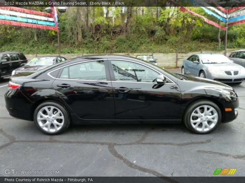 Ebony Black / Black 2012 Mazda MAZDA6 s Grand Touring Sedan