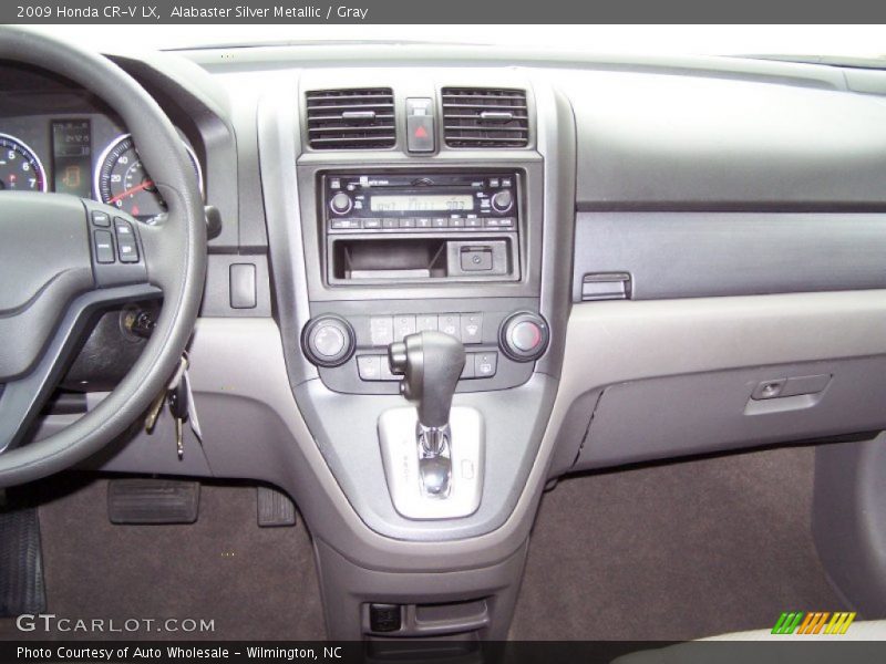 Alabaster Silver Metallic / Gray 2009 Honda CR-V LX