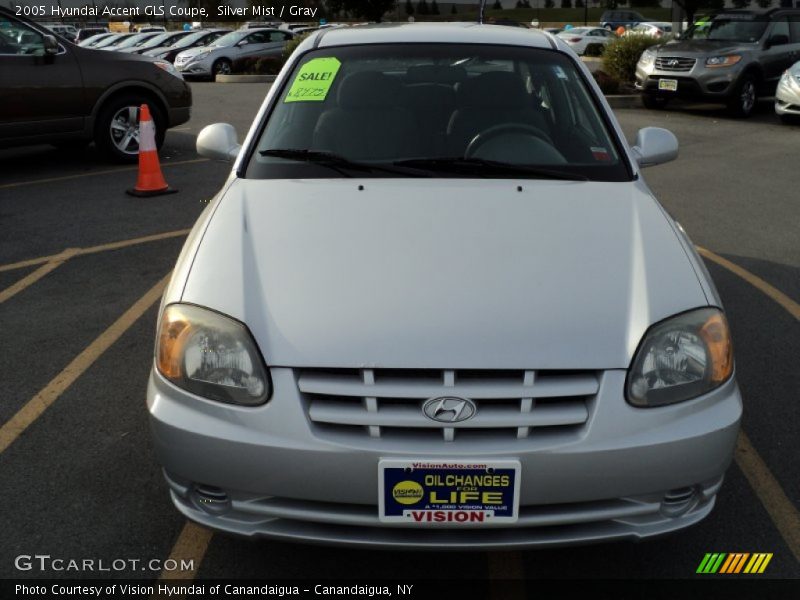 Silver Mist / Gray 2005 Hyundai Accent GLS Coupe