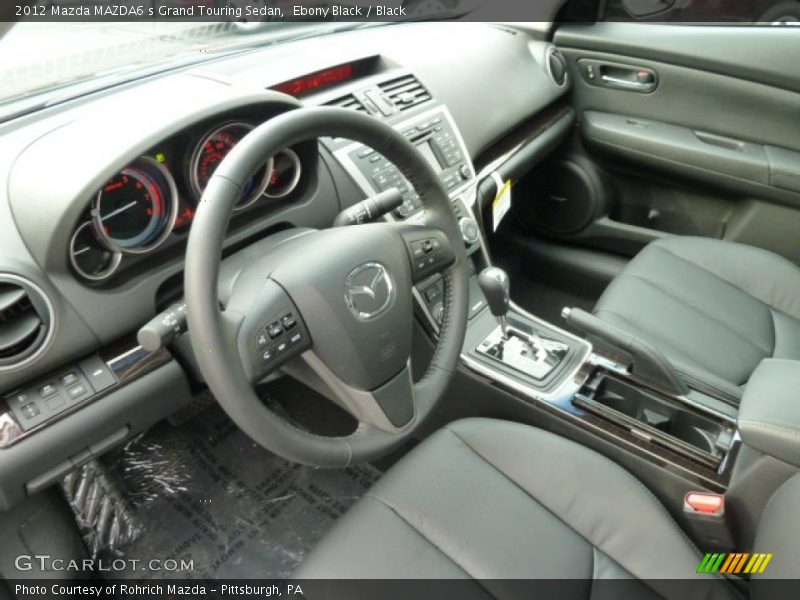  2012 MAZDA6 s Grand Touring Sedan Black Interior