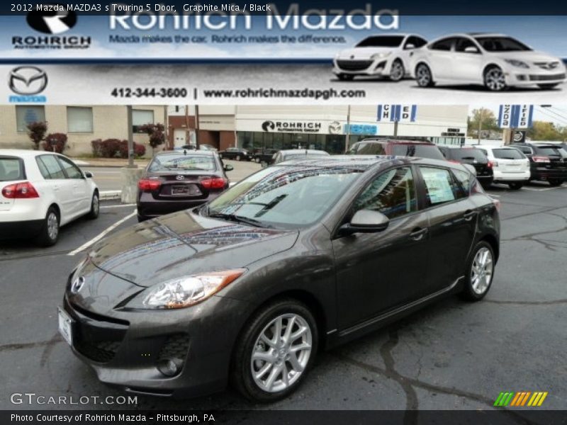 Graphite Mica / Black 2012 Mazda MAZDA3 s Touring 5 Door