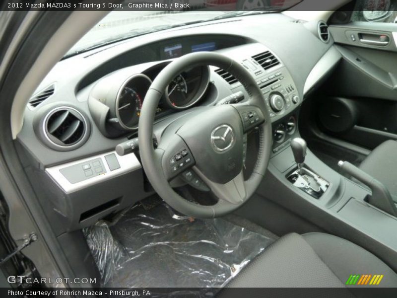 Graphite Mica / Black 2012 Mazda MAZDA3 s Touring 5 Door
