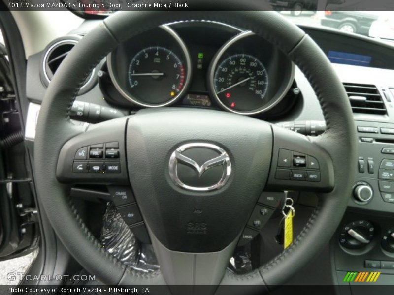 Graphite Mica / Black 2012 Mazda MAZDA3 s Touring 5 Door