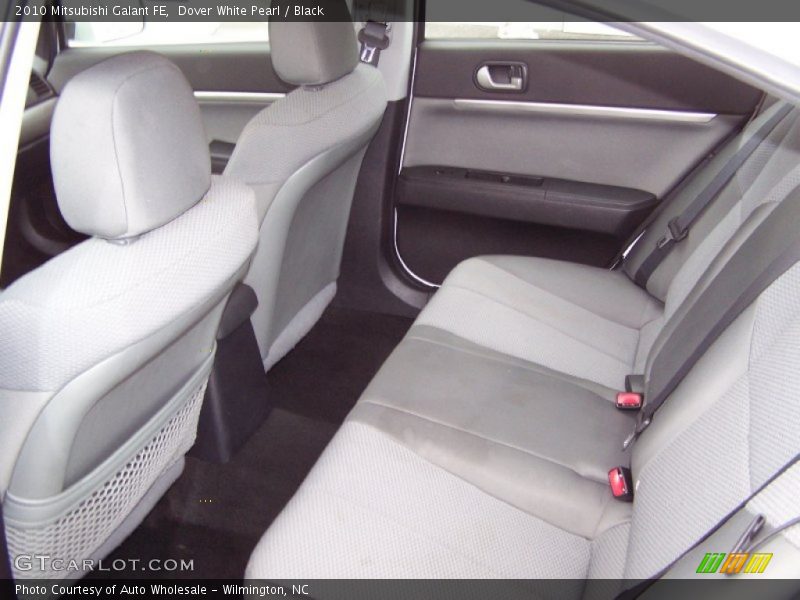 Dover White Pearl / Black 2010 Mitsubishi Galant FE