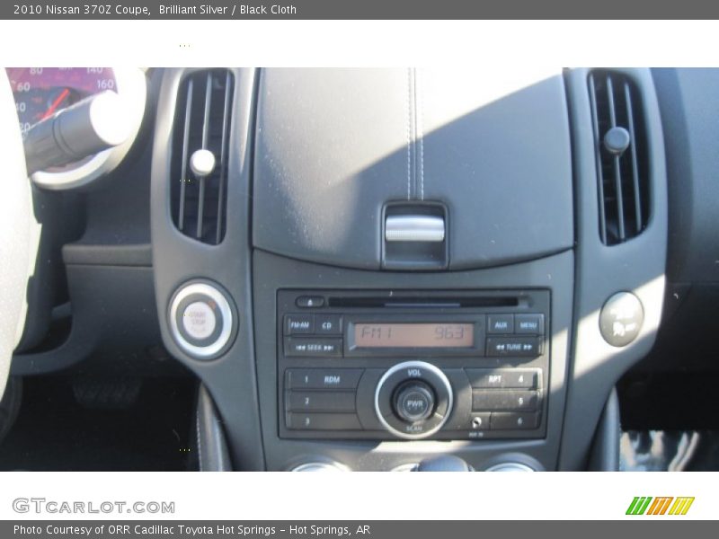 Brilliant Silver / Black Cloth 2010 Nissan 370Z Coupe