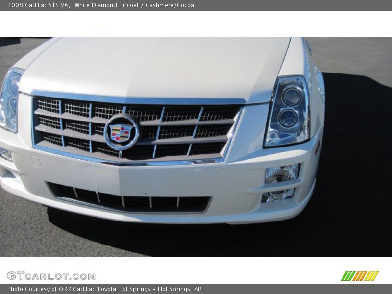 White Diamond Tricoat / Cashmere/Cocoa 2008 Cadillac STS V6