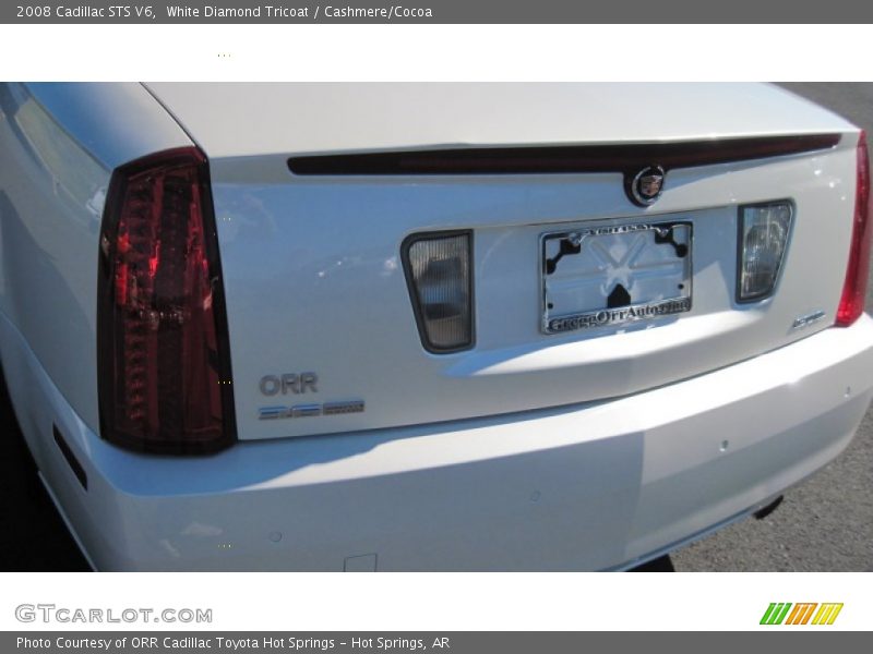 White Diamond Tricoat / Cashmere/Cocoa 2008 Cadillac STS V6