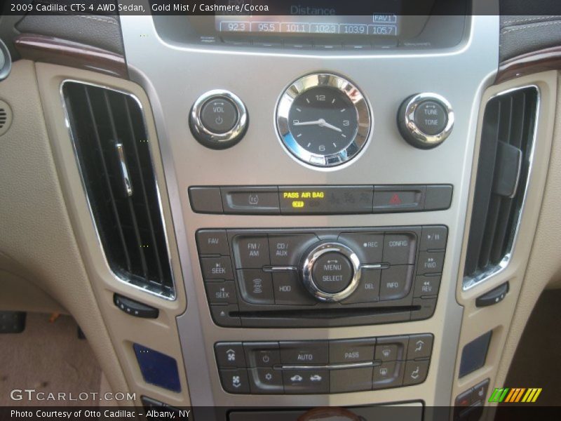 Gold Mist / Cashmere/Cocoa 2009 Cadillac CTS 4 AWD Sedan