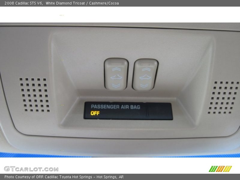 White Diamond Tricoat / Cashmere/Cocoa 2008 Cadillac STS V6