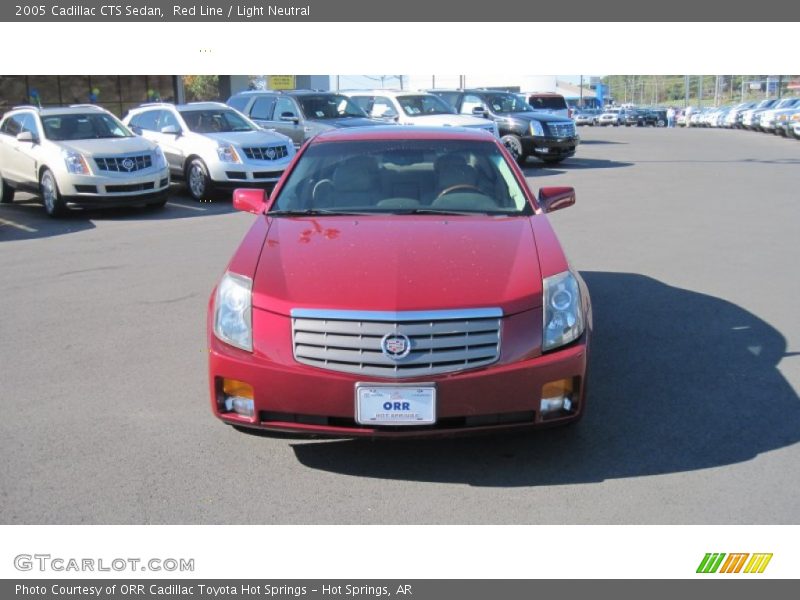 Red Line / Light Neutral 2005 Cadillac CTS Sedan