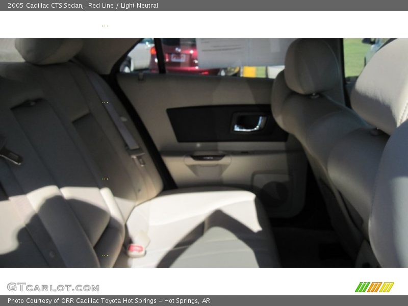 Red Line / Light Neutral 2005 Cadillac CTS Sedan