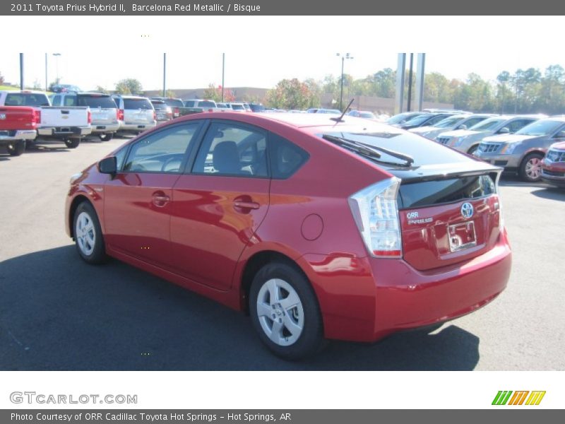 Barcelona Red Metallic / Bisque 2011 Toyota Prius Hybrid II