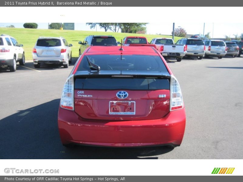 Barcelona Red Metallic / Bisque 2011 Toyota Prius Hybrid II