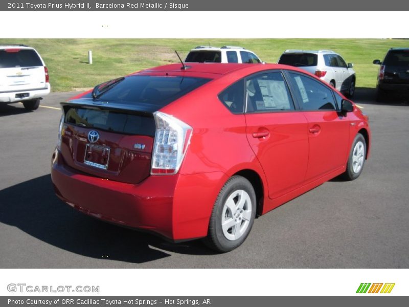 Barcelona Red Metallic / Bisque 2011 Toyota Prius Hybrid II