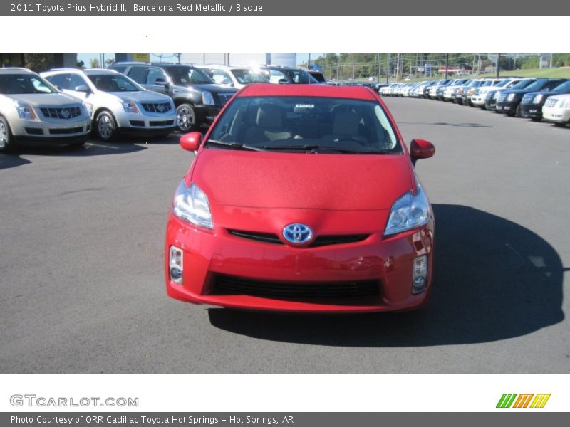Barcelona Red Metallic / Bisque 2011 Toyota Prius Hybrid II