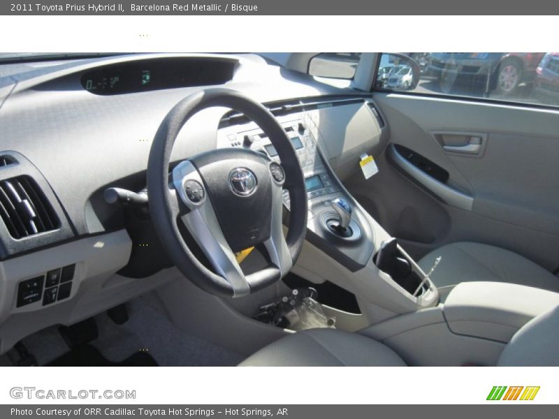 Barcelona Red Metallic / Bisque 2011 Toyota Prius Hybrid II