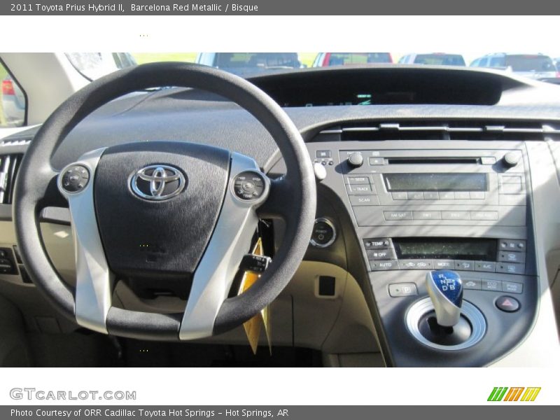 Barcelona Red Metallic / Bisque 2011 Toyota Prius Hybrid II