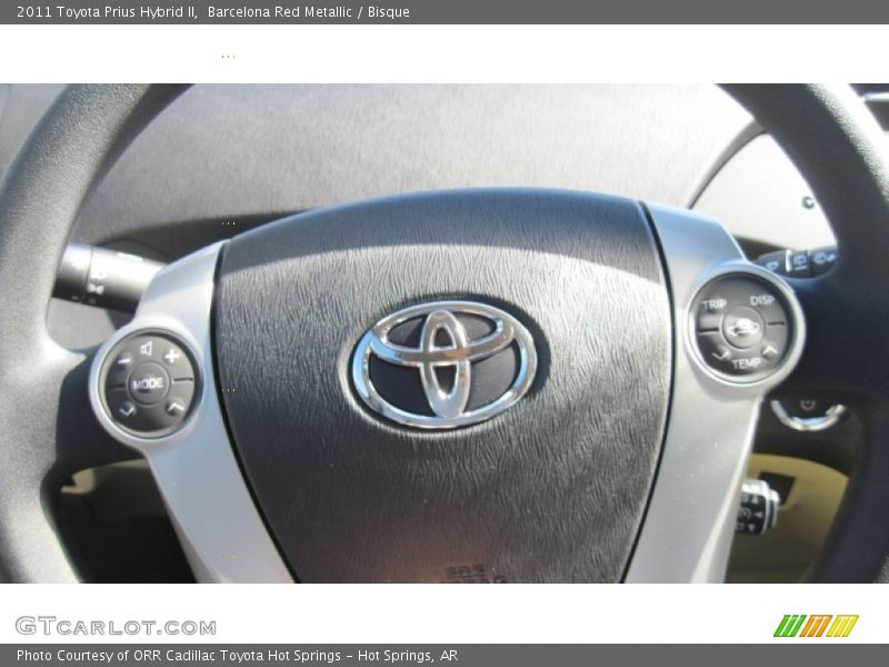 Barcelona Red Metallic / Bisque 2011 Toyota Prius Hybrid II
