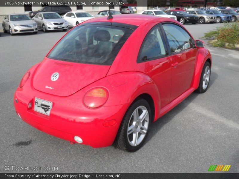 Tornado Red / Black 2005 Volkswagen New Beetle GLS 1.8T Coupe