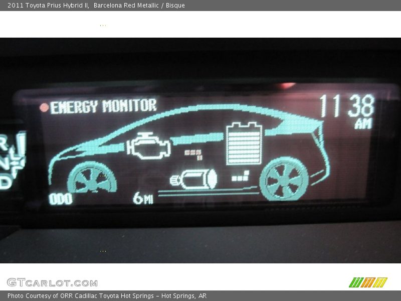 Barcelona Red Metallic / Bisque 2011 Toyota Prius Hybrid II