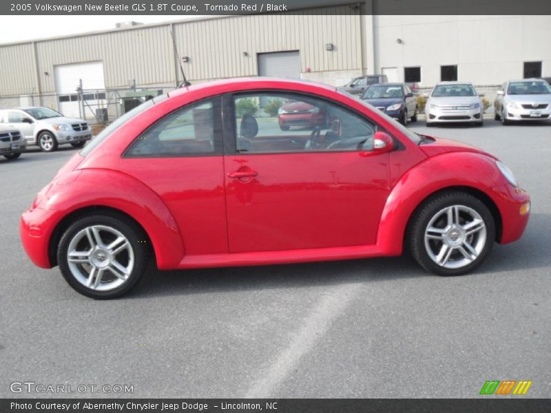 Tornado Red / Black 2005 Volkswagen New Beetle GLS 1.8T Coupe