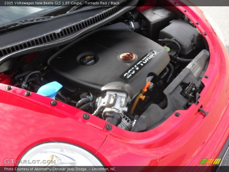 Tornado Red / Black 2005 Volkswagen New Beetle GLS 1.8T Coupe