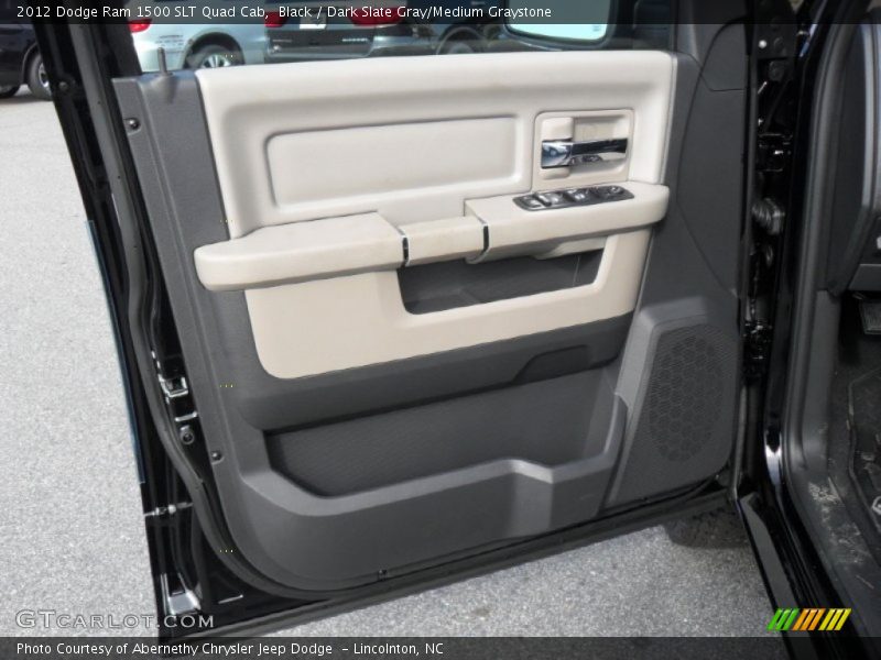 Black / Dark Slate Gray/Medium Graystone 2012 Dodge Ram 1500 SLT Quad Cab