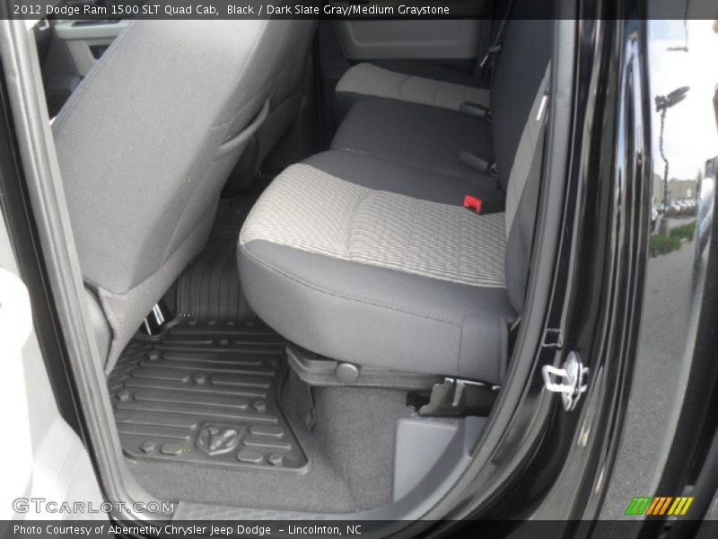 Black / Dark Slate Gray/Medium Graystone 2012 Dodge Ram 1500 SLT Quad Cab