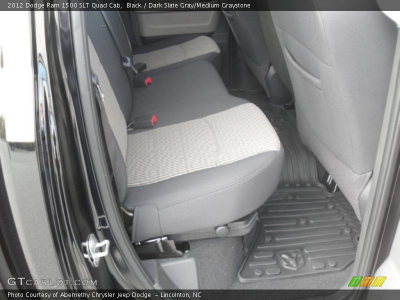 Black / Dark Slate Gray/Medium Graystone 2012 Dodge Ram 1500 SLT Quad Cab