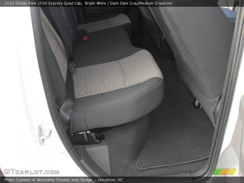 Bright White / Dark Slate Gray/Medium Graystone 2012 Dodge Ram 1500 Express Quad Cab