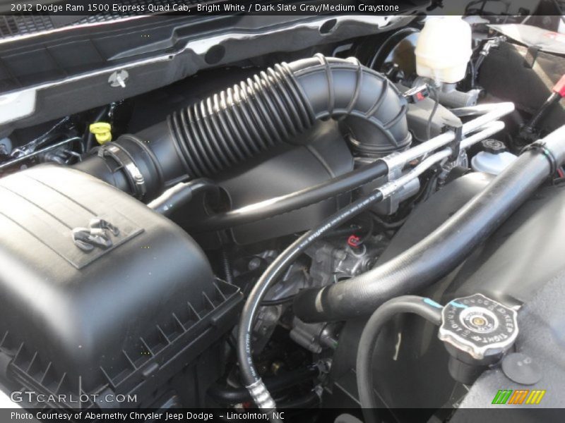 Bright White / Dark Slate Gray/Medium Graystone 2012 Dodge Ram 1500 Express Quad Cab