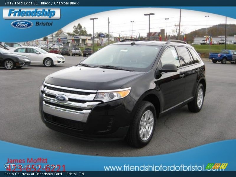 Black / Charcoal Black 2012 Ford Edge SE