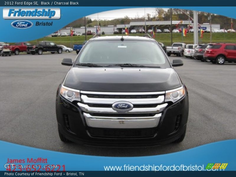 Black / Charcoal Black 2012 Ford Edge SE