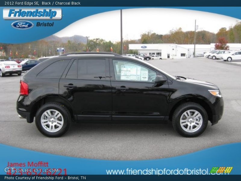 Black / Charcoal Black 2012 Ford Edge SE
