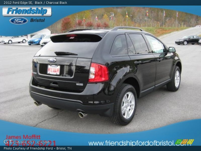 Black / Charcoal Black 2012 Ford Edge SE
