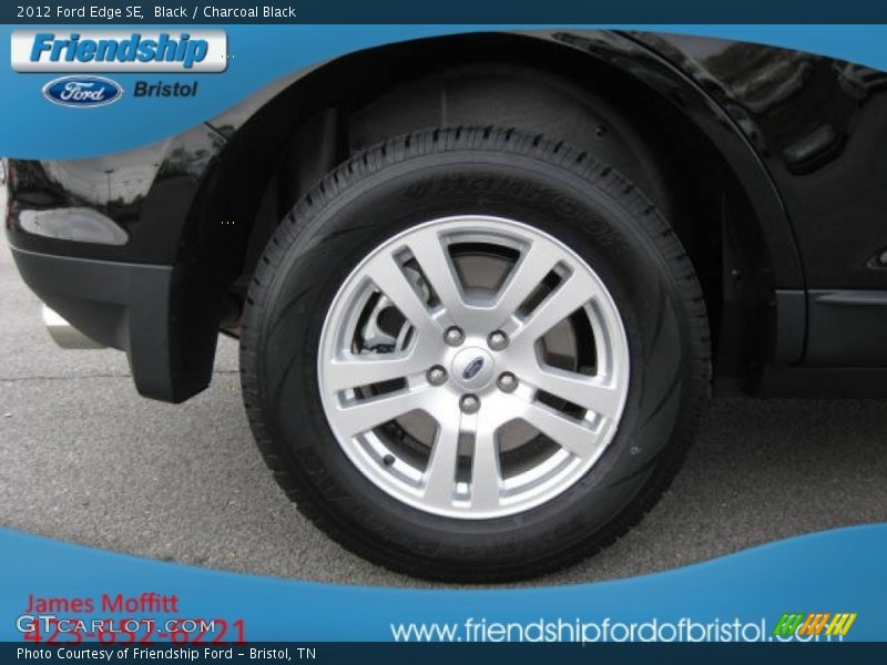 Black / Charcoal Black 2012 Ford Edge SE