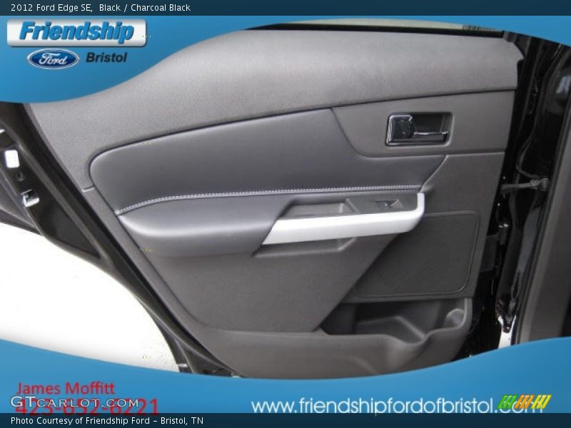 Black / Charcoal Black 2012 Ford Edge SE