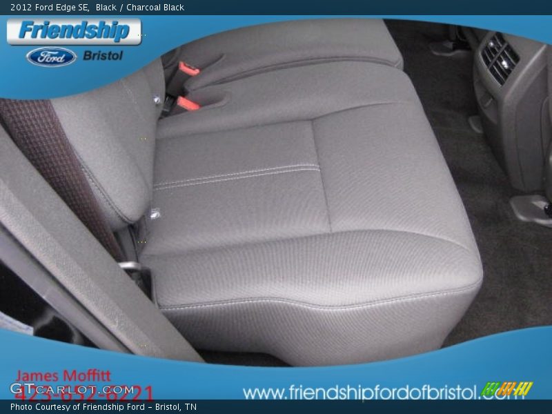 Black / Charcoal Black 2012 Ford Edge SE