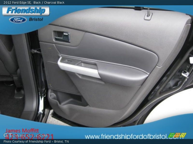 Black / Charcoal Black 2012 Ford Edge SE