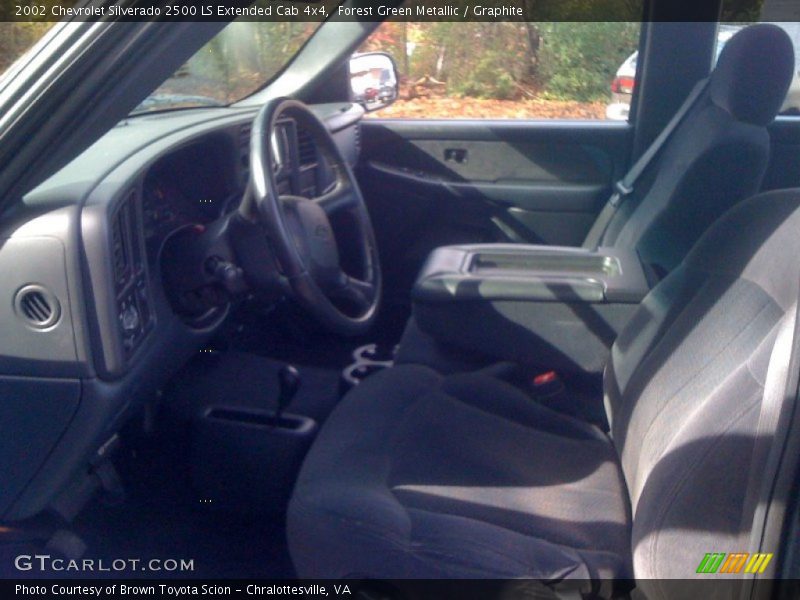 Forest Green Metallic / Graphite 2002 Chevrolet Silverado 2500 LS Extended Cab 4x4