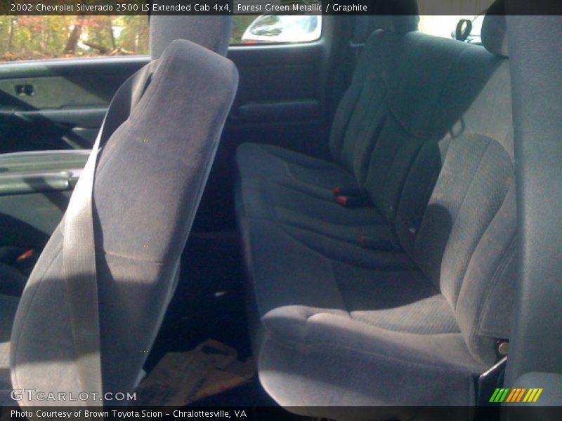 Forest Green Metallic / Graphite 2002 Chevrolet Silverado 2500 LS Extended Cab 4x4
