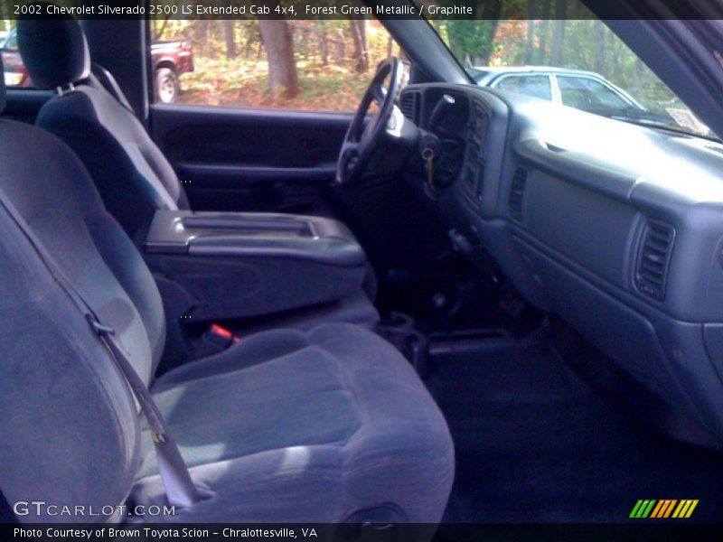 Forest Green Metallic / Graphite 2002 Chevrolet Silverado 2500 LS Extended Cab 4x4