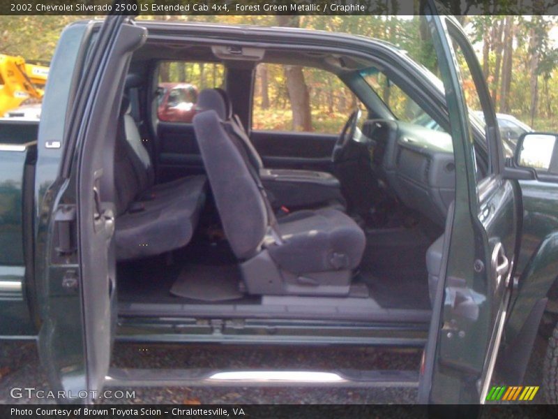 Forest Green Metallic / Graphite 2002 Chevrolet Silverado 2500 LS Extended Cab 4x4