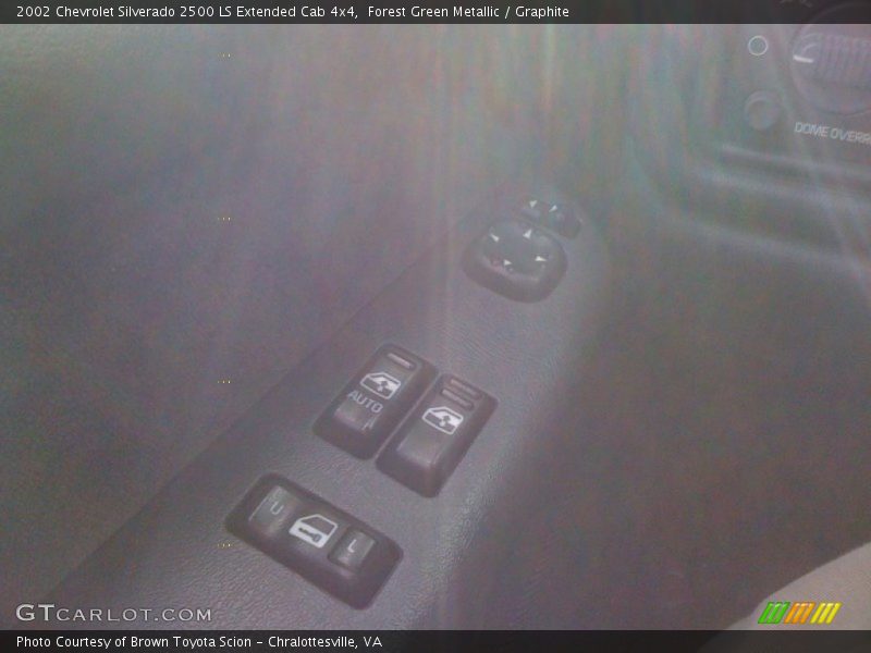 Forest Green Metallic / Graphite 2002 Chevrolet Silverado 2500 LS Extended Cab 4x4