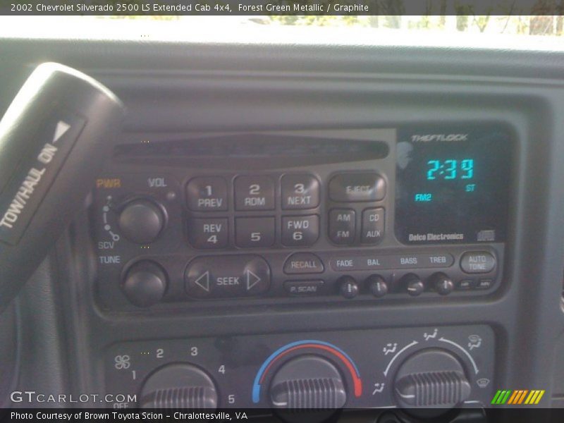 Forest Green Metallic / Graphite 2002 Chevrolet Silverado 2500 LS Extended Cab 4x4