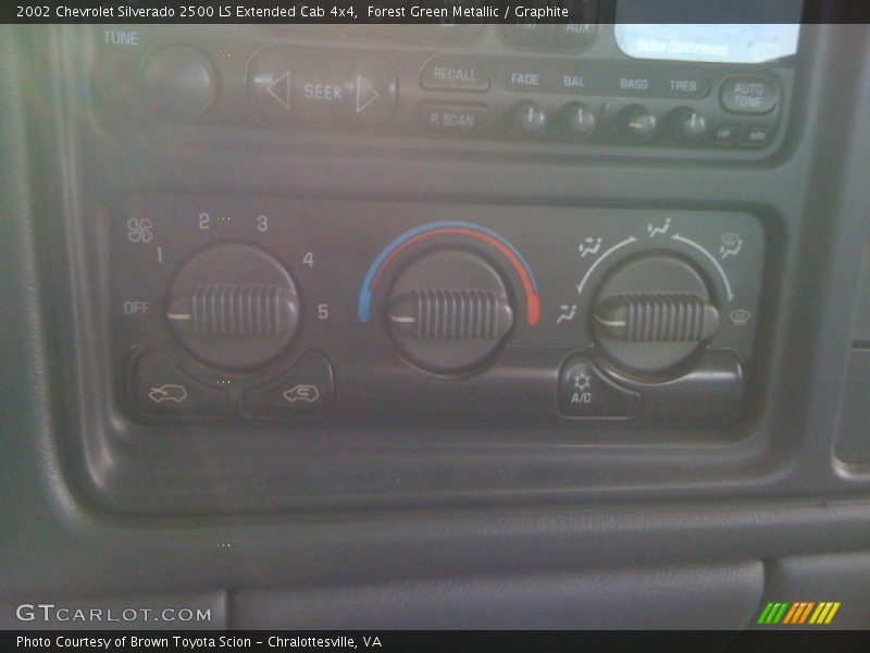 Forest Green Metallic / Graphite 2002 Chevrolet Silverado 2500 LS Extended Cab 4x4